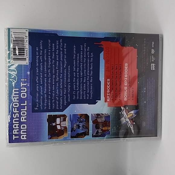 Transformers G1 More Than Meets The Eye DVD - Picture 2 of 3